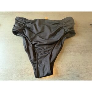 black COCOSHIP lined swimsuit bikini bottom size XL
